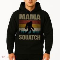 Mama Squatch Bigfoot Mama Sasquatch Yeti Family Matching Hoodie thumb 2