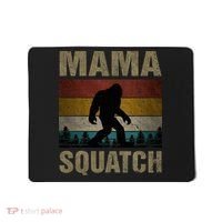 Mama Squatch Bigfoot Mama Sasquatch Yeti Family Matching Mousepad thumb 0