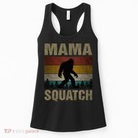 Mama Squatch Bigfoot Mama Sasquatch Yeti Family Matching Women's Tank Top thumb 0