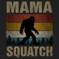 Mama Squatch Bigfoot Mama Sasquatch Yeti Family Matching Hat thumb 2