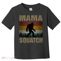 Mama Squatch Bigfoot Mama Sasquatch Yeti Family Matching Toddler T-Shirt thumb 0