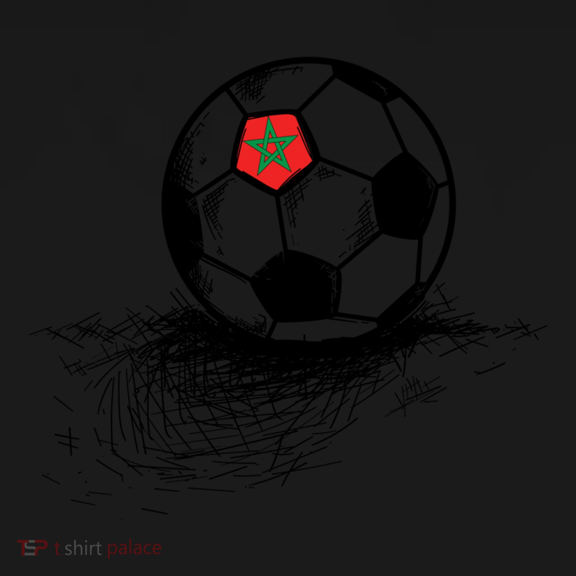 Morocco Soccer Ball Flag Jersey Gift Moroccan Football Gift Backpack