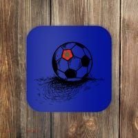 Morocco Soccer Ball Flag Jersey Gift Moroccan Football Gift Coaster thumb 0