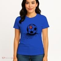 Morocco Soccer Ball Flag Jersey Gift Moroccan Football Gift Women's T-Shirt thumb 4