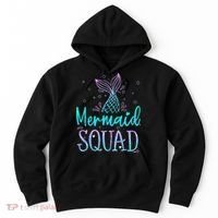 Mermaid Squad Birthday Mermaid Tail Squad Family Matching Hoodie thumb 0