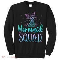 Mermaid Squad Birthday Mermaid Tail Squad Family Matching Sweatshirt thumb 0