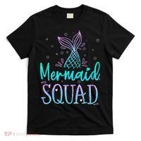 Mermaid Squad Birthday Mermaid Tail Squad Family Matching T-Shirt thumb 0