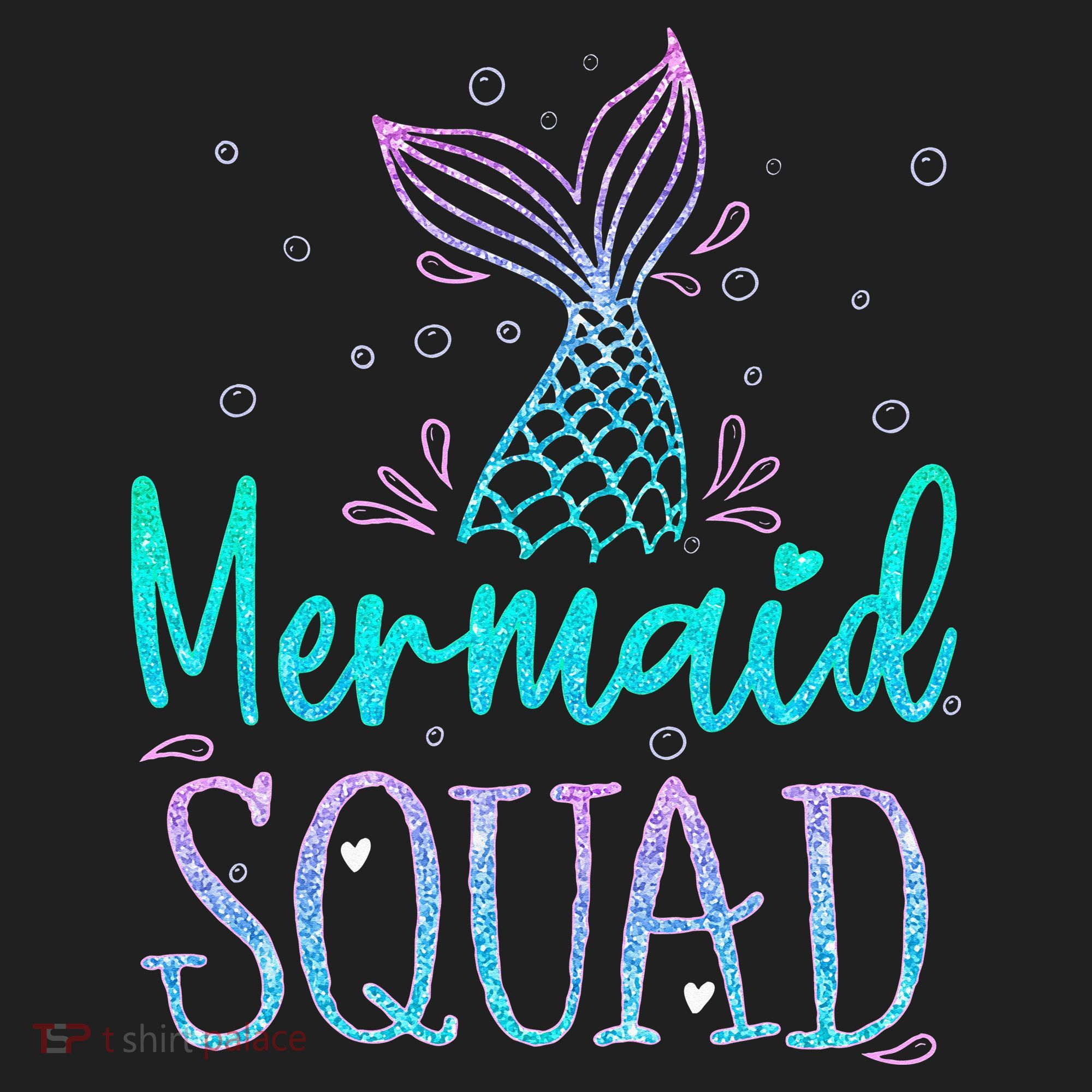 Mermaid Squad Birthday Mermaid Tail Squad Family Matching Beanie