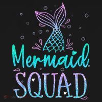 Mermaid Squad Birthday Mermaid Tail Squad Family Matching Coaster thumb 2