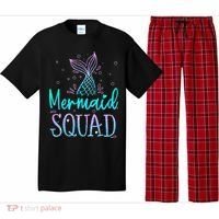 Mermaid Squad Birthday Mermaid Tail Squad Family Matching Pajama Set thumb 0