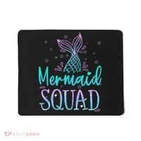 Mermaid Squad Birthday Mermaid Tail Squad Family Matching Mousepad thumb 0