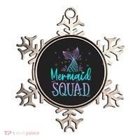 Mermaid Squad Birthday Mermaid Tail Squad Family Matching Ornament thumb 0