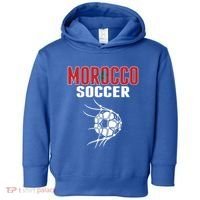 Morocco Soccer Ball In Net Funny Gift Moroccan Football Supporters Gift Toddler Hoodie thumb 0