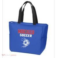 Morocco Soccer Ball In Net Funny Gift Moroccan Football Supporters Gift Tote Bag thumb 3