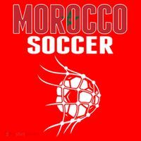 Morocco Soccer Ball In Net Funny Gift Moroccan Football Supporters Gift Santa Hat thumb 1