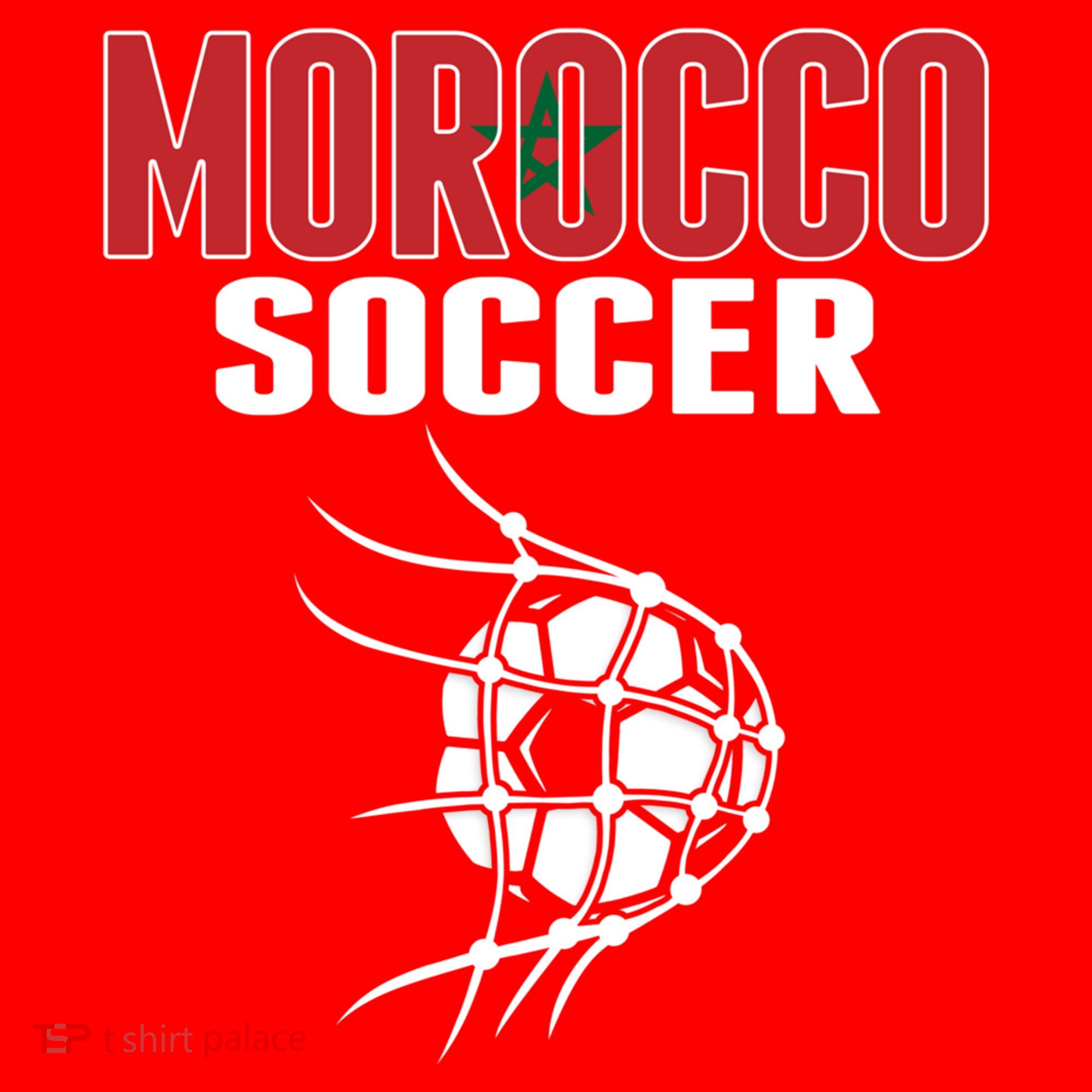 Morocco Soccer Ball In Net Funny Gift Moroccan Football Supporters Gift Santa Hat