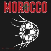 Morocco Soccer Ball In Net Great Gift Support Moroccan Football Team Gift Backpack thumb 2