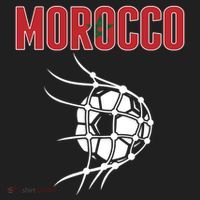Morocco Soccer Ball In Net Great Gift Support Moroccan Football Team Gift Beanie thumb 2