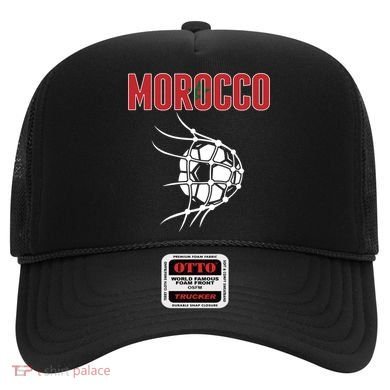Morocco Soccer Ball In Net Great Gift Support Moroccan Football Team Gift Hat