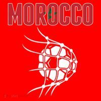 Morocco Soccer Ball In Net Great Gift Support Moroccan Football Team Gift Santa Hat thumb 1