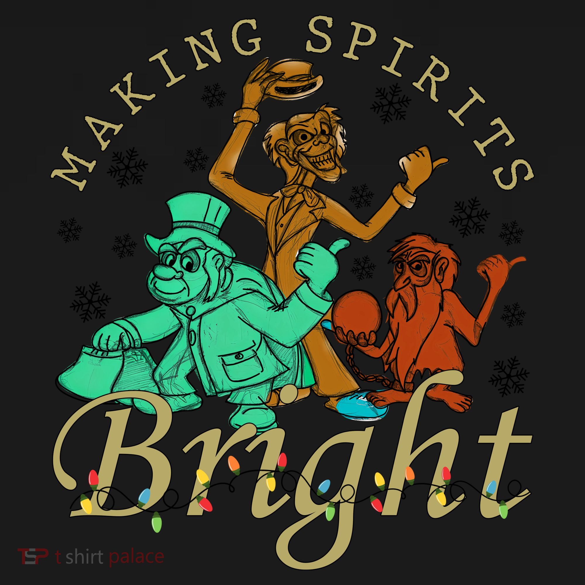 Making Spirits Bright Christmas Haunted Mansion Christmas Backpack