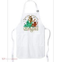 Making Spirits Bright Christmas Haunted Mansion Christmas Apron thumb 0
