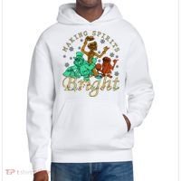 Making Spirits Bright Christmas Haunted Mansion Christmas District V.I.T. Heavyweight Hoodie thumb 0