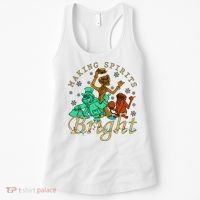 Making Spirits Bright Christmas Haunted Mansion Christmas Women's Tank Top thumb 0