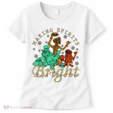 Making Spirits Bright Christmas Haunted Mansion Christmas Women's T-Shirt