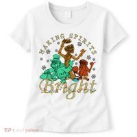 Making Spirits Bright Christmas Haunted Mansion Christmas Women's T-Shirt thumb 0