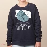 Manatee Sea Cow Sleeps Official Sleepshirt Women's Sweatshirt thumb 0
