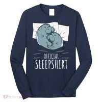 Manatee Sea Cow Sleeps Official Sleepshirt Long Sleeve Shirt thumb 0
