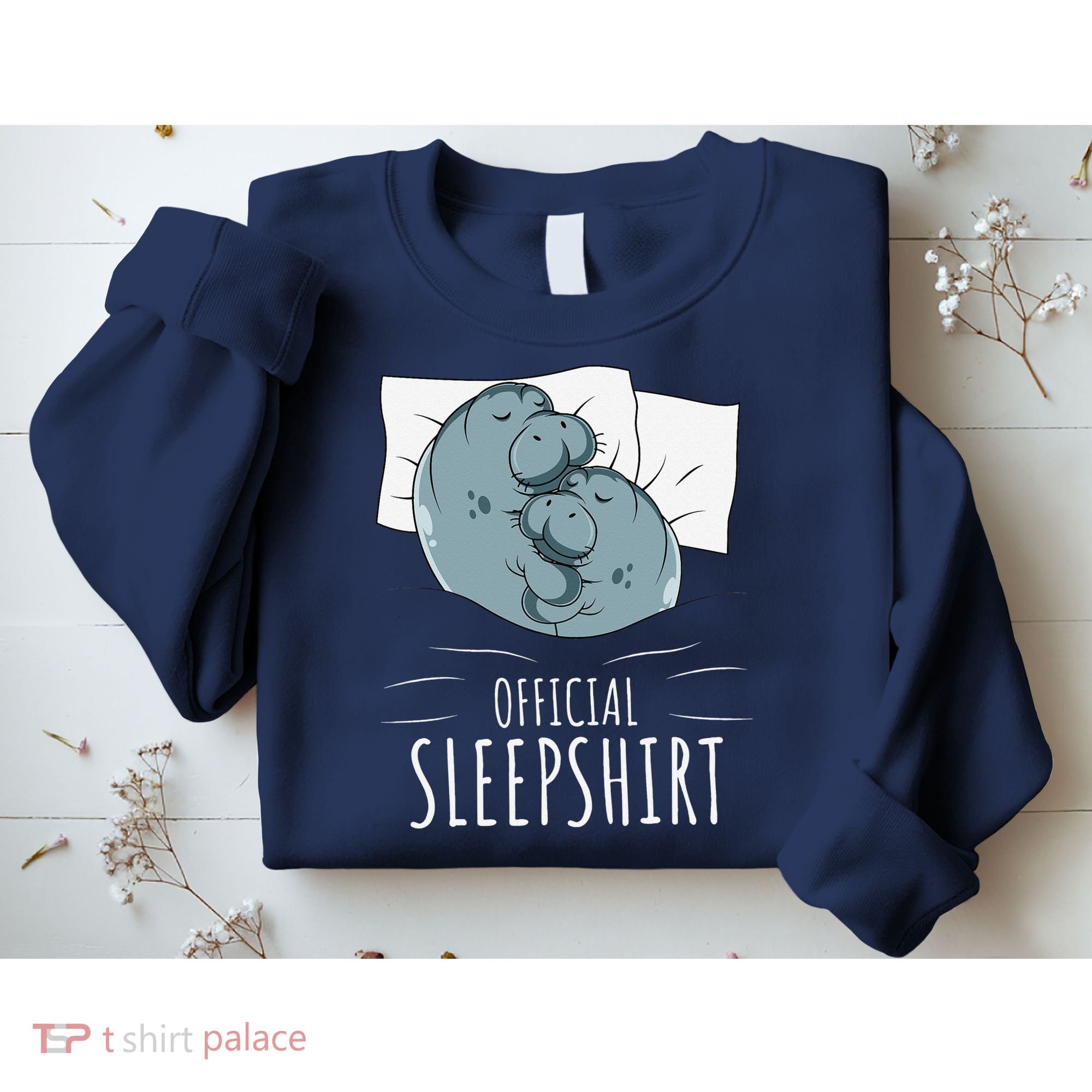 Manatee Sea Cow Sleeps Official Sleepshirt Sweatshirt