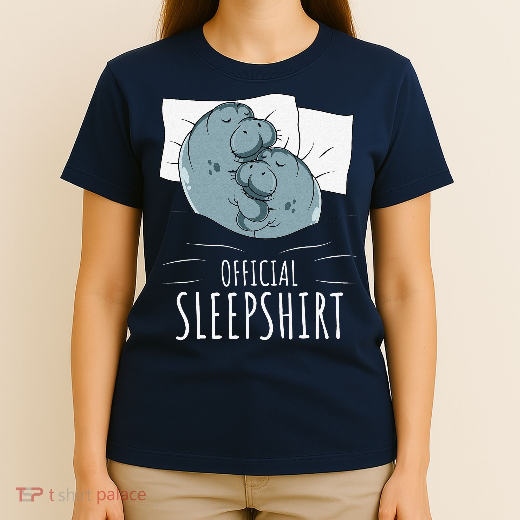 Manatee Sea Cow Sleeps Official Sleepshirt T-Shirt