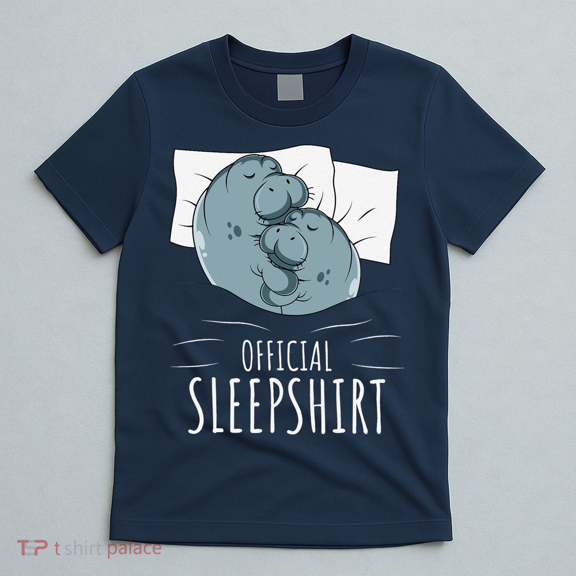 Manatee Sea Cow Sleeps Official Sleepshirt T-Shirt