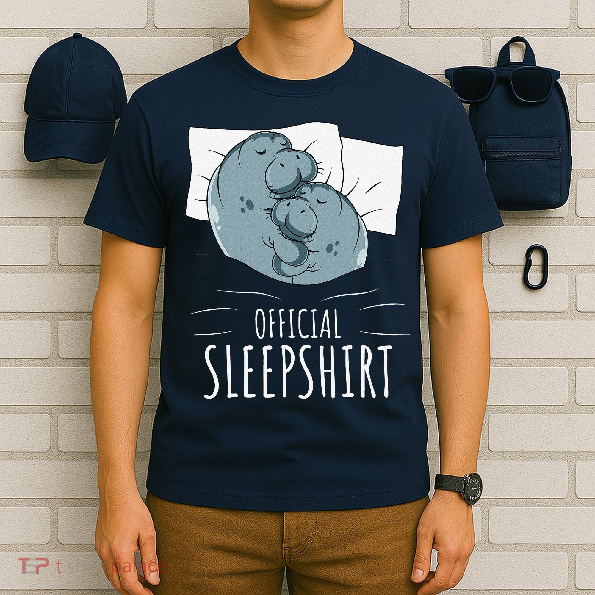 Manatee Sea Cow Sleeps Official Sleepshirt T-Shirt