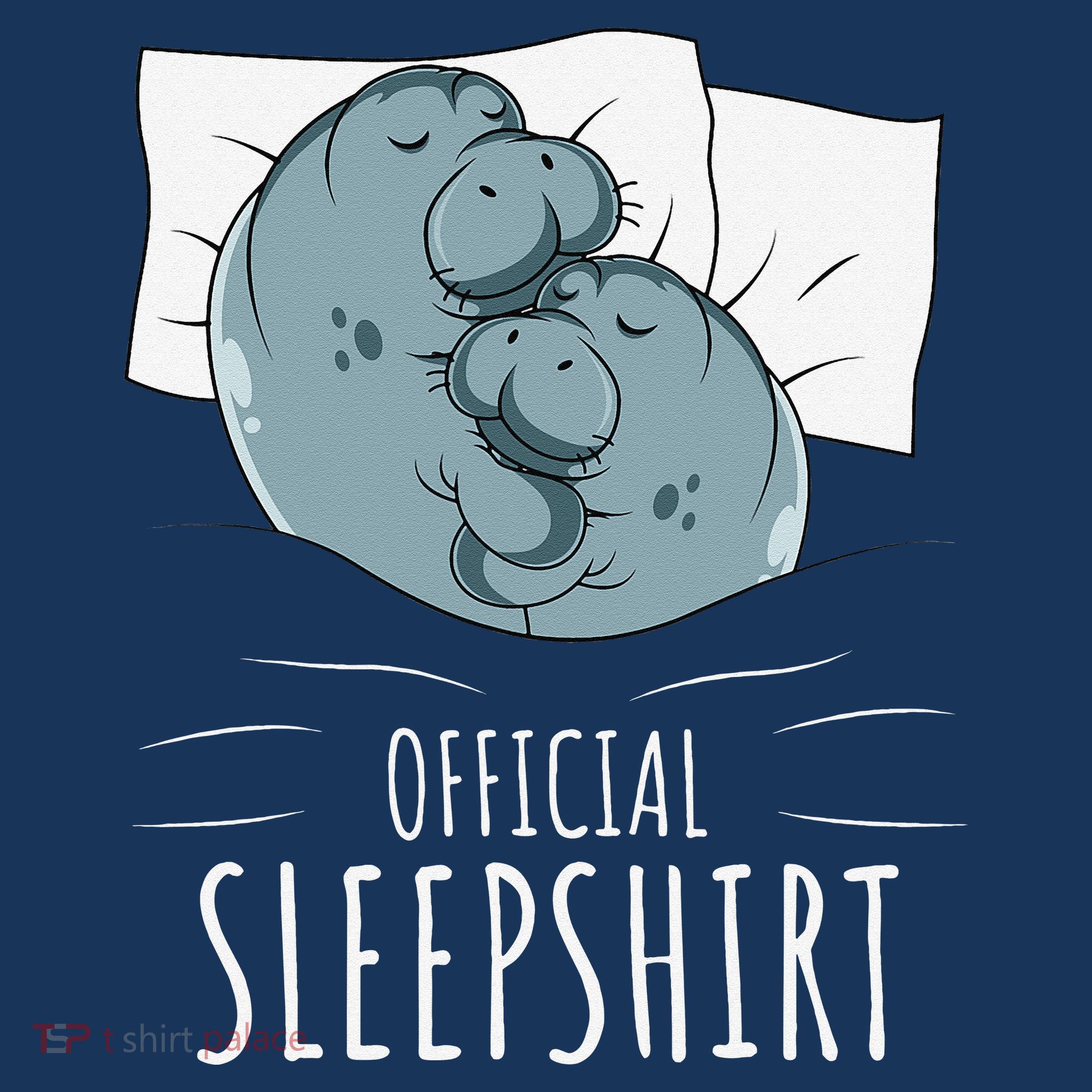 Manatee Sea Cow Sleeps Official Sleepshirt Women's Hoodie