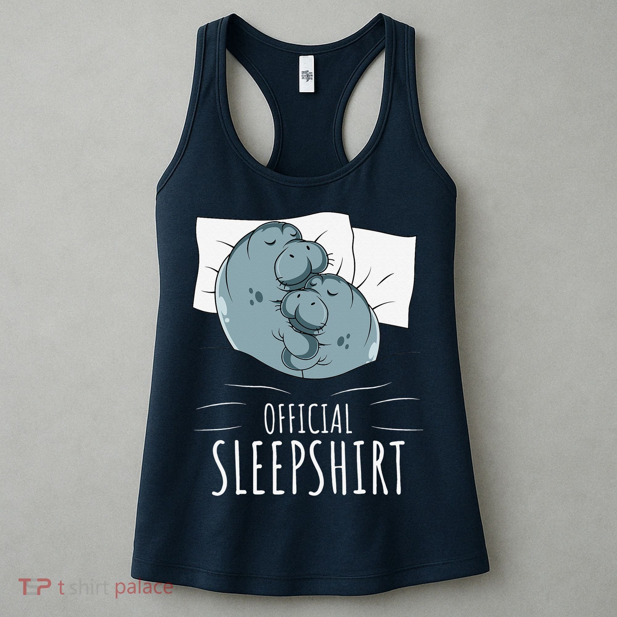 Manatee Sea Cow Sleeps Official Sleepshirt Women's Tank Top