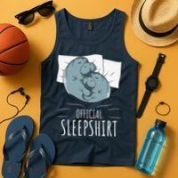 Manatee Sea Cow Sleeps Official Sleepshirt Tank Top thumb 4