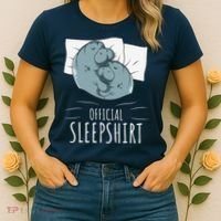 Manatee Sea Cow Sleeps Official Sleepshirt Women's T-Shirt thumb 2