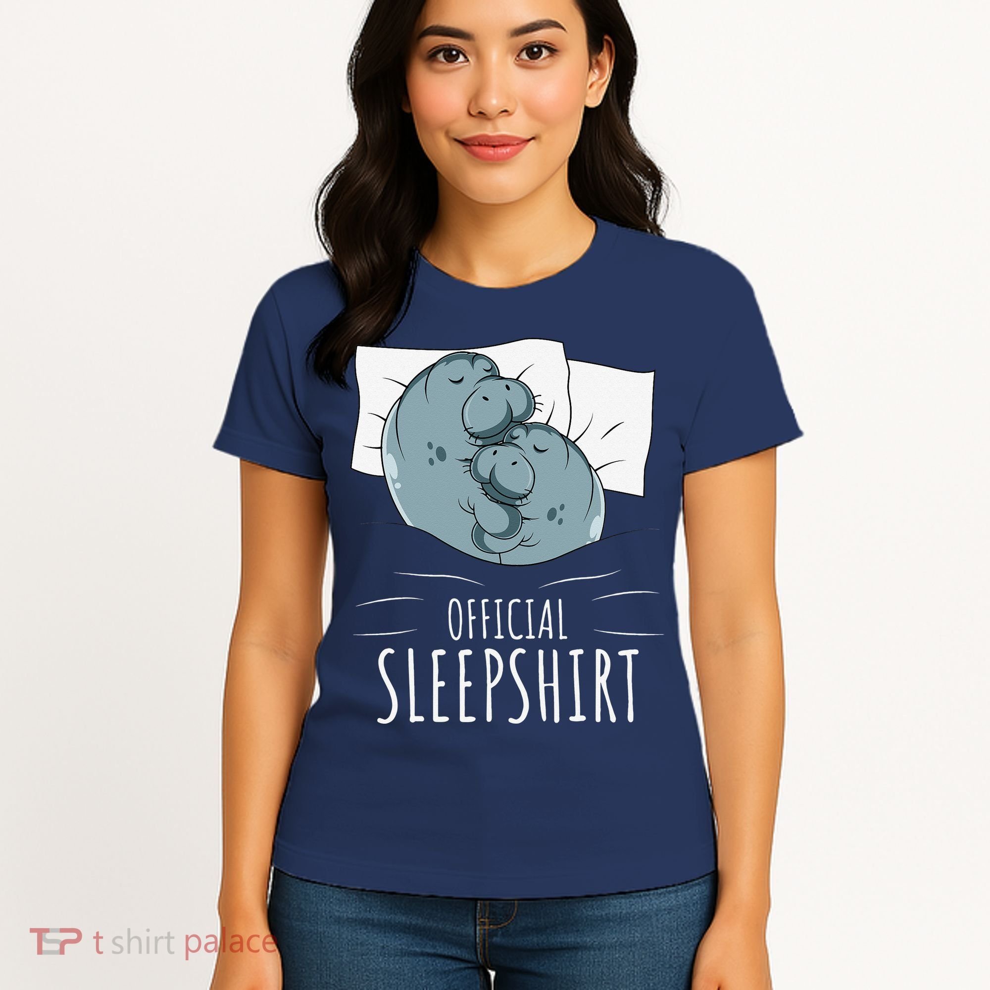 Manatee Sea Cow Sleeps Official Sleepshirt Women's T-Shirt