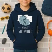 Manatee Sea Cow Sleeps Official Sleepshirt Kids Hoodie thumb 2