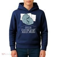 Manatee Sea Cow Sleeps Official Sleepshirt Kids Hoodie thumb 4