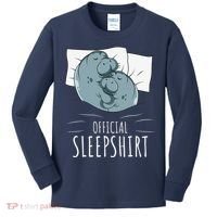 Manatee Sea Cow Sleeps Official Sleepshirt Kids Long Sleeve Shirt thumb 0