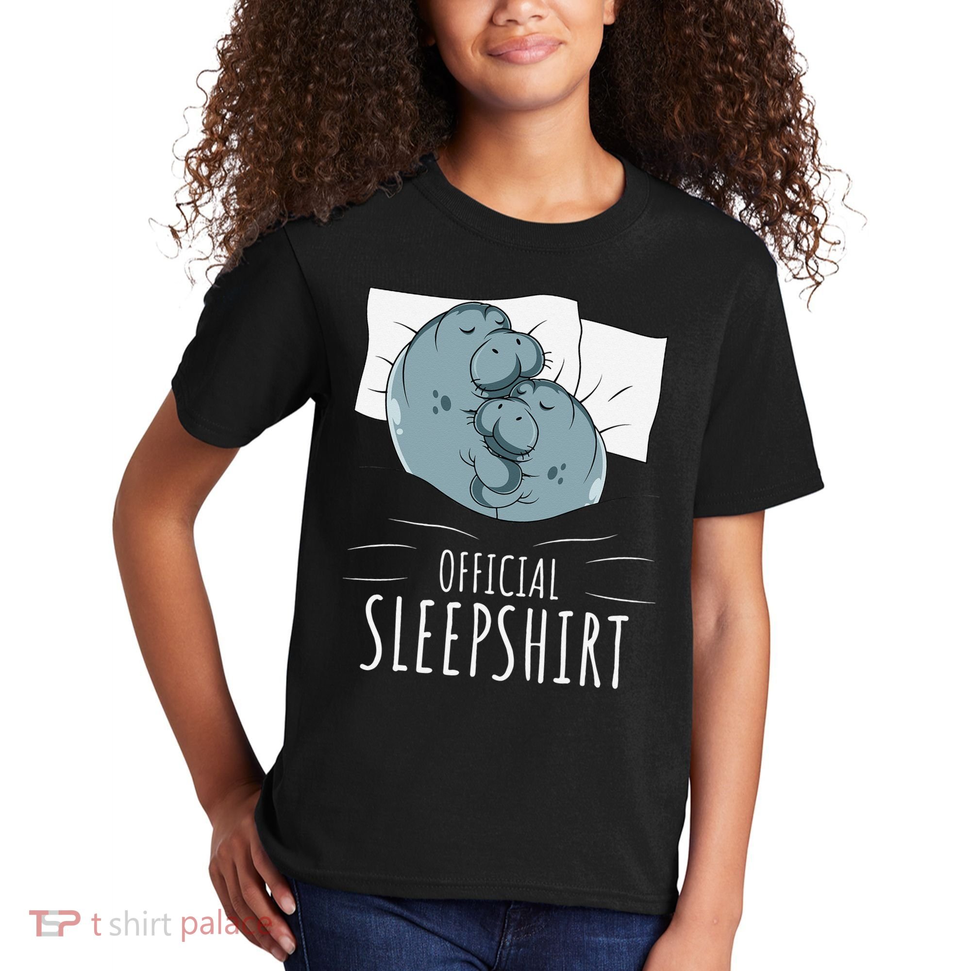 Manatee Sea Cow Sleeps Official Sleepshirt Kids T-Shirt