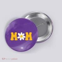 Mom Sunflower Cute Mothers Day Button thumb 0