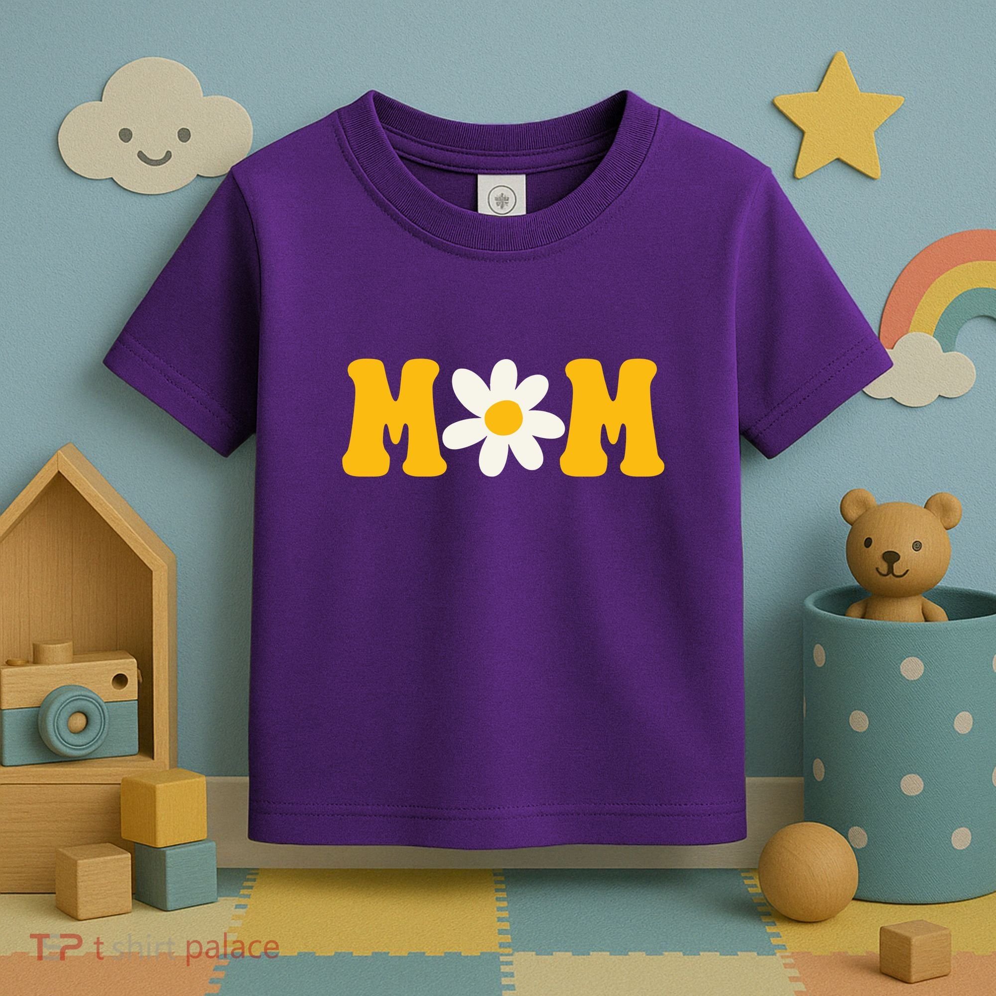 Mom Sunflower Cute Mothers Day Toddler T-Shirt