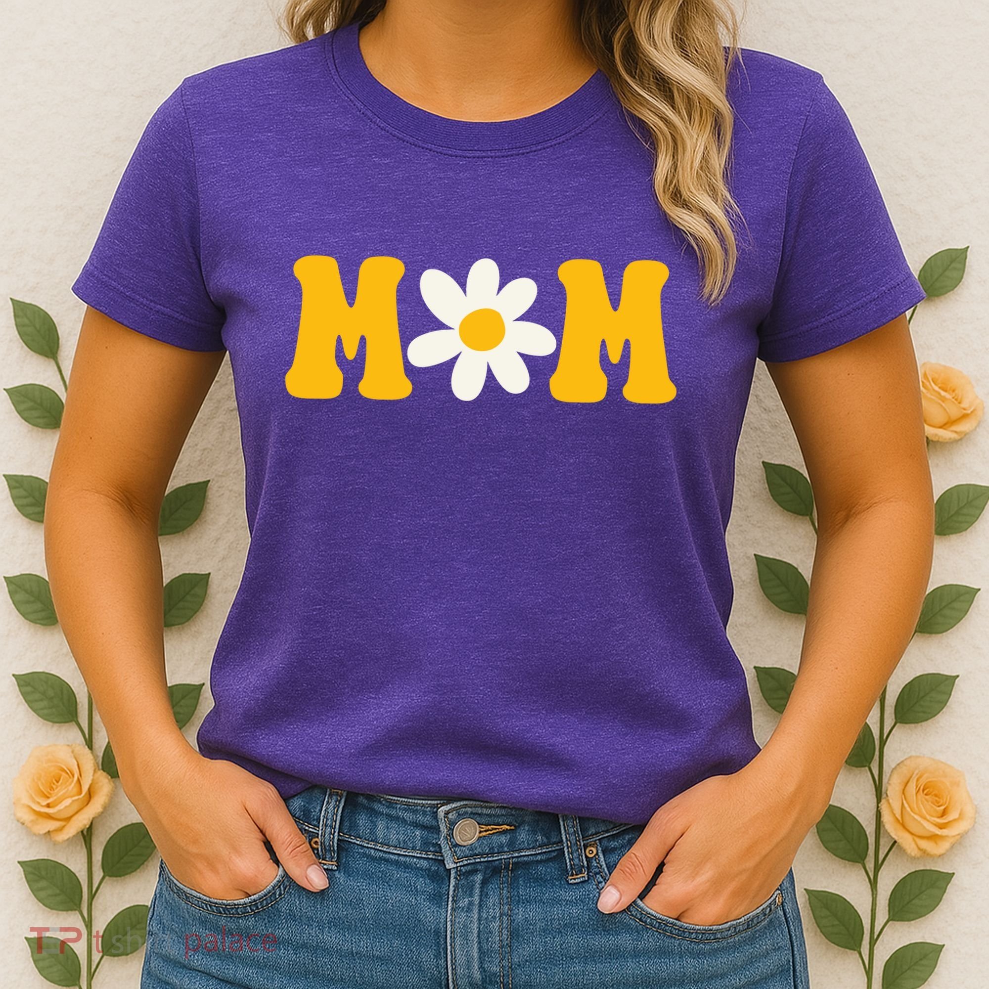 Mom Sunflower Cute Mothers Day Women's T-Shirt