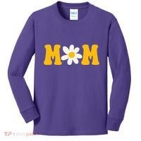 Mom Sunflower Cute Mothers Day Kids Long Sleeve Shirt thumb 0