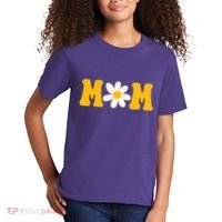 Mom Sunflower Cute Mothers Day Kids T-Shirt thumb 2
